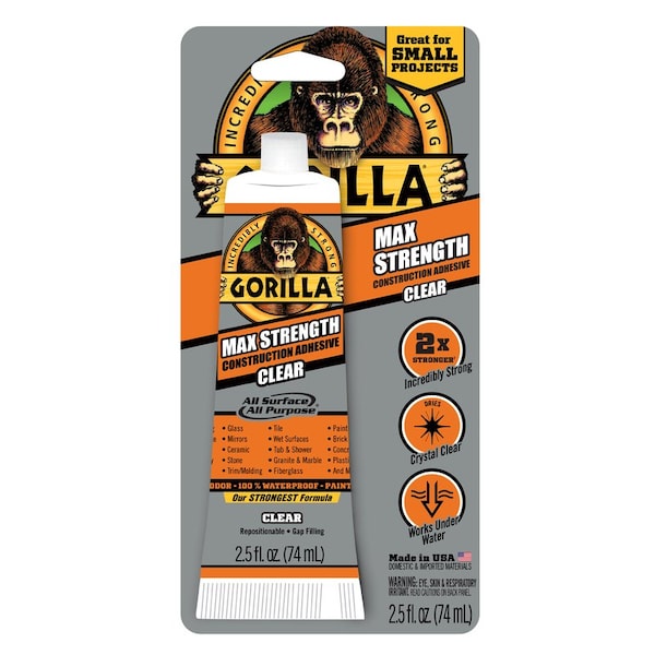 Gorilla Glue Epoxy Adhesive, Clear, Dual-Cartridge 105045 - main